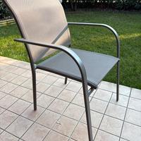 Sedia giardino alluminio impolabili