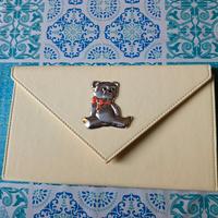 Porta documenti bimbo con orsetto