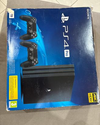 Ps4pro+2joystick+accessori+gioco (da sistemare)