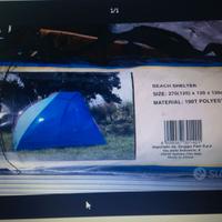 Tenda da spiaggia a due posti