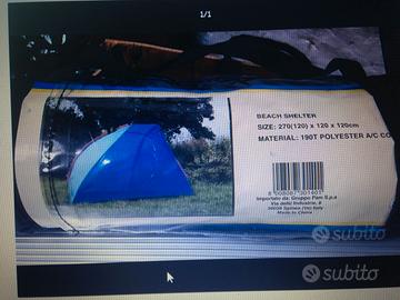 Tenda da spiaggia a due posti