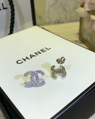 Orecchini Chanel CC punto luce - Nuovi