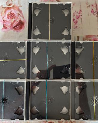 Custodie vuote in plastica per CD (70 pezzi)