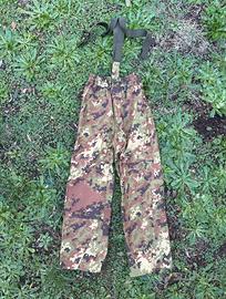 Pantaloni baggy camouflage gore tex Esercito tg.46
