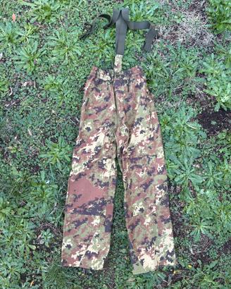 Pantaloni baggy camouflage gore tex Esercito tg.46