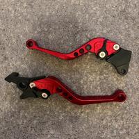 leve freno frizione cnc rosse regolabili moto