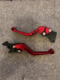 leve freno frizione cnc rosse regolabili moto