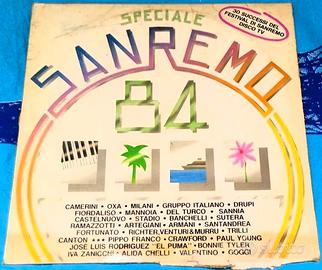 Vinile 33 giri Sanremo 84 Artisti vari Etichetta