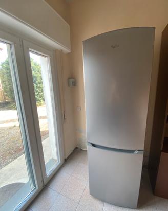 Frigo Whirlpool combinato argento funzionante