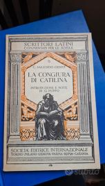 libro La Congiura di Catulina, Crispo, SEI, 1952