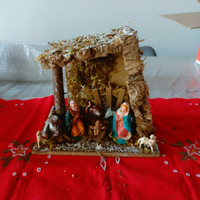 Capanna presepe con natività