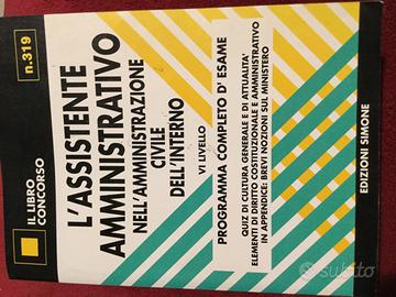 L'Assistente Amministrativo Edizione Simone 1993