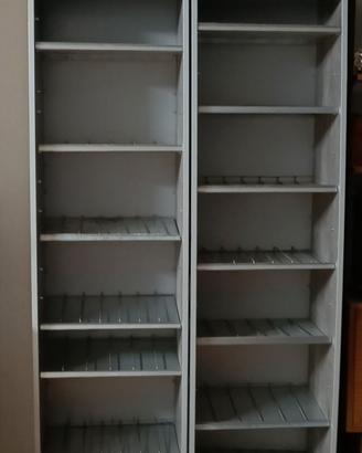 Scaffale legno e metallo