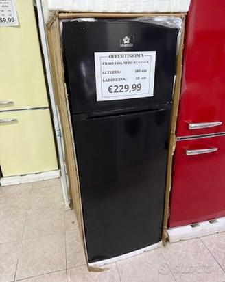 Frigorifero 240l nero nuovo statico