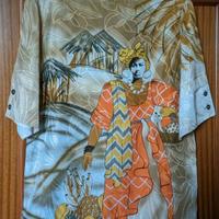 Casacca maglietta donna vintage etnico