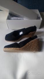 Sandali donna con zeppa in corda, nuove, numero 40