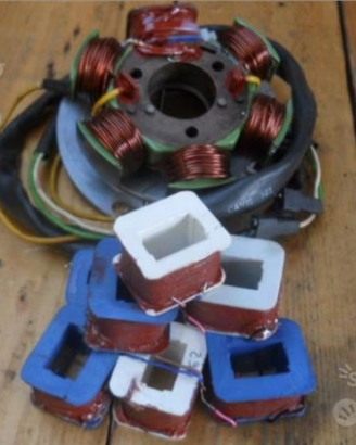 Bobina ripristino riparazione statore Moto Morini