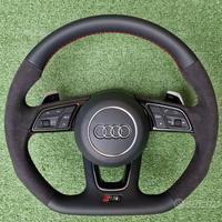 Volante Piatto Audi RS S Pelle Alcantara 2016-2022