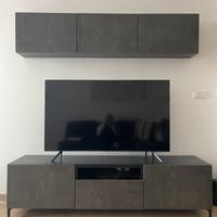 Mobile TV BESTA Ikea - nero e cemento