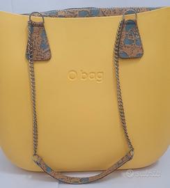borsa Obag gialla con manici e sacca Interna 