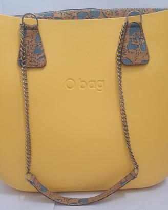 borsa Obag gialla con manici e sacca Interna 