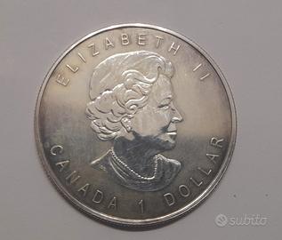 1 dollaro argento Canada