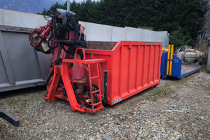 Cassa con gru scarrabile per Daily o 2 assi