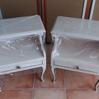 Set comodini vintage shabby chic 