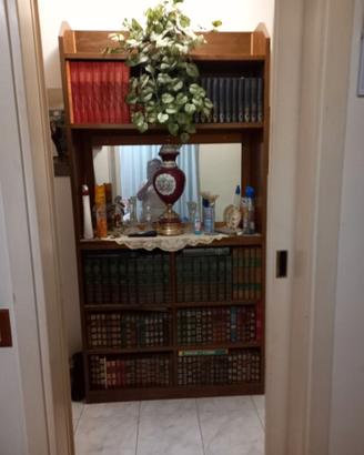 Libreria in legno artigianale