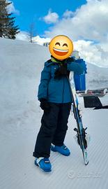 completo da sci bambino 5/6 anni 