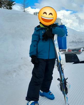 completo da sci bambino 5/6 anni 