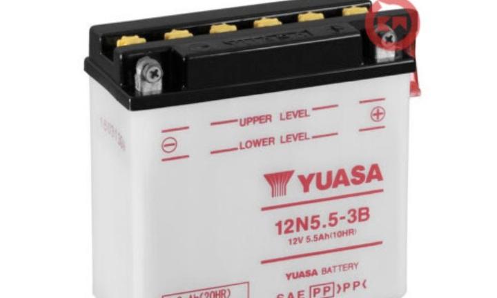 BATTERIA YUASA 12N5.5-3B

