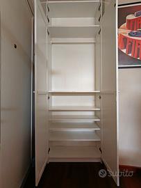 Armadio/libreria Ikea Billy bianco + ante Oxberg