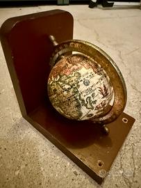 2 mappamondo su legno