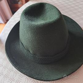 cappelli uomo donna in panno blu and green