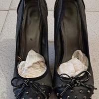 scarpe Décolleté grigie