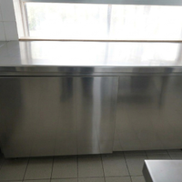 Banchi da lavoro 160x70x85 cm ante scorrevoli inox