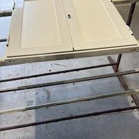 Sportellino in alluminio bianco