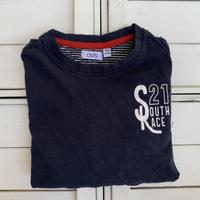 Tshirt Bambino OVS 7-8 anni 128cm Cotone Blu