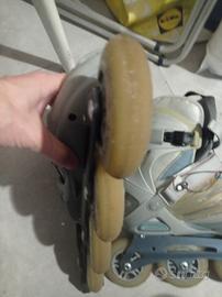 roller Salomon 42 poco usati, ruote 90 mm