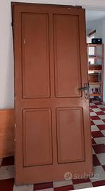 2 porte antiche in legno massello
