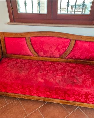Divano letto antico ottomana Art Deco fine 1800