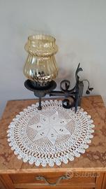 applique da esterno, in ferro battuto,