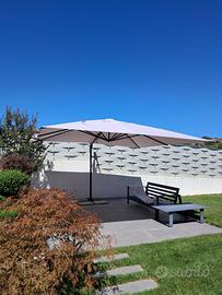 Ombrellone esterno professionale 4 * 5 metri come