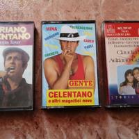 3 audiocassette originali - ADRIANO CELENTANO