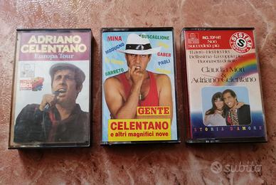 3 audiocassette originali - ADRIANO CELENTANO