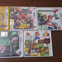 lotto 5 giochi Nintendo 3ds mario e luigi ITALIANO