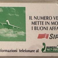 scheda telefonica RARISSIMA SIP