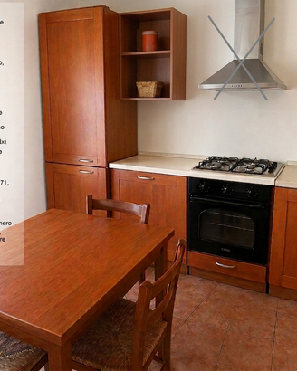 Cucina usata 10 anni fi.ciliegio +gas+forno+tavolo