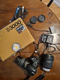 Nikon D3000 Reflex + 18-55 mm + Tamron 18-200 mm